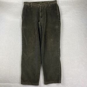 Vintage Dockers Pants Mens 36x32 Green Wide Wale Corduroy Baggy Y2K Skater Cords